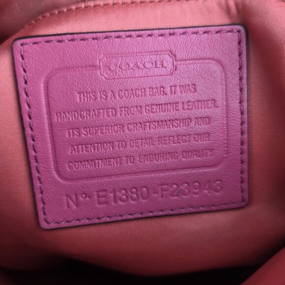 Vintage Coach Daisy Spectator Leather Swingpack Crossbody - Picture 8 of 9